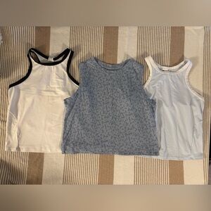 all in motion Navy Floral-Print Tank Top